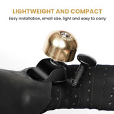Compact Copper Bike Bell – Clear Sound for Road & MTB
